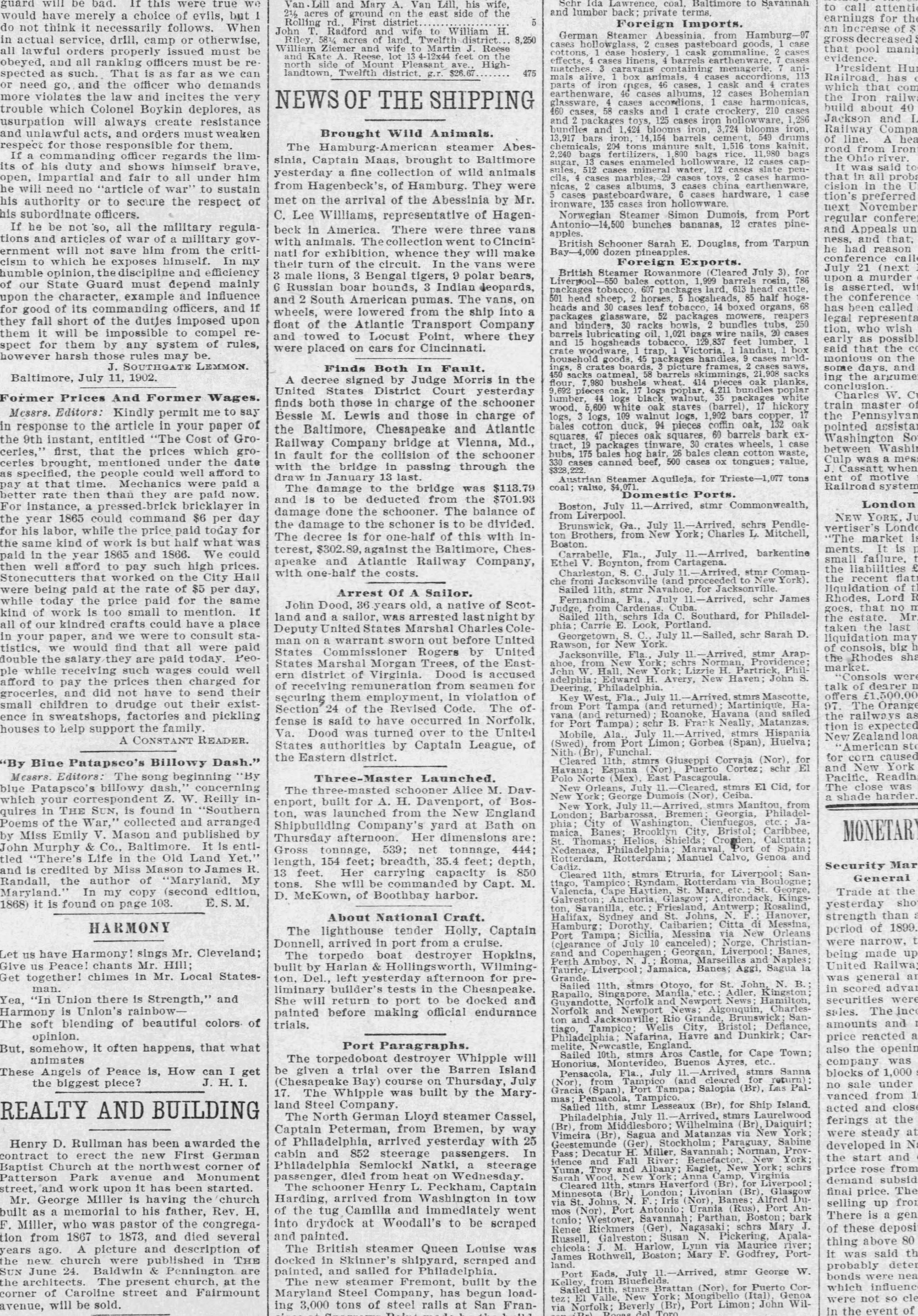 Bessie M. Lewis newspaper article